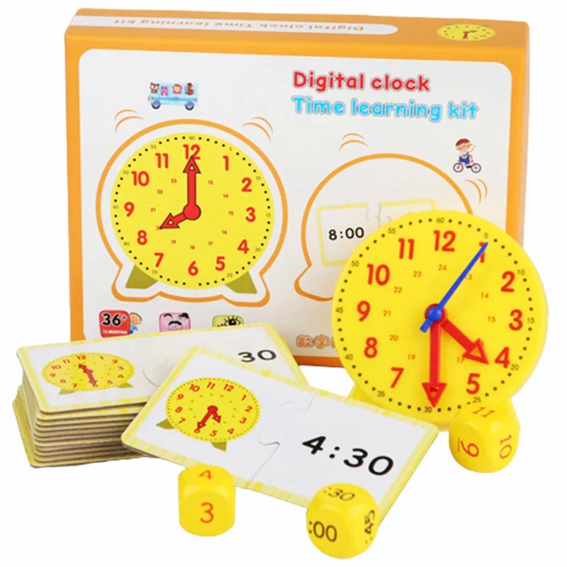 Kid Toys Ads - Детские развивающие игрушки Монтессори: часы для