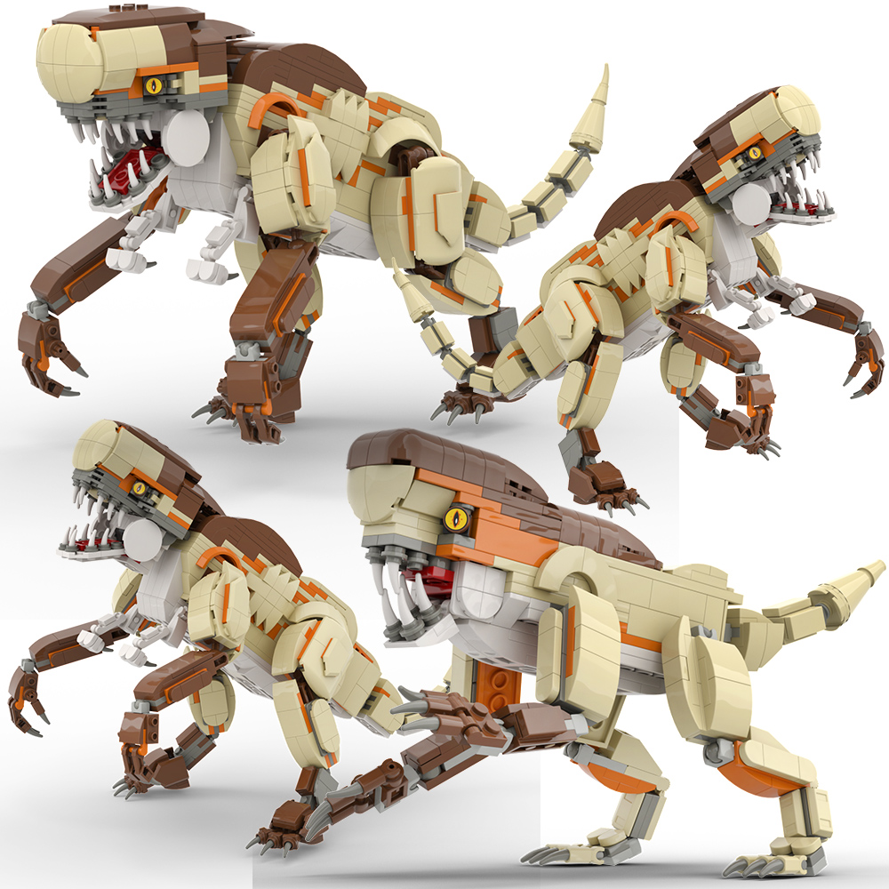 Dinosaur Figurine Set - Набор строительных блоков гигантского динозавра —