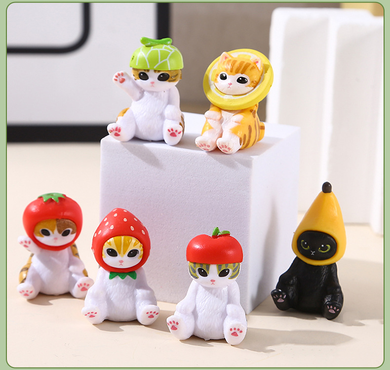 Kids Toys Animal - Аниме-фигурки Mofusand: коллекционные игрушки-сюрпризы с милыми