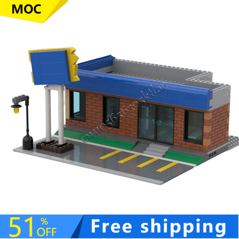 Kids Toys Rental - 717 деталей MOC Городские уличные пейзажи