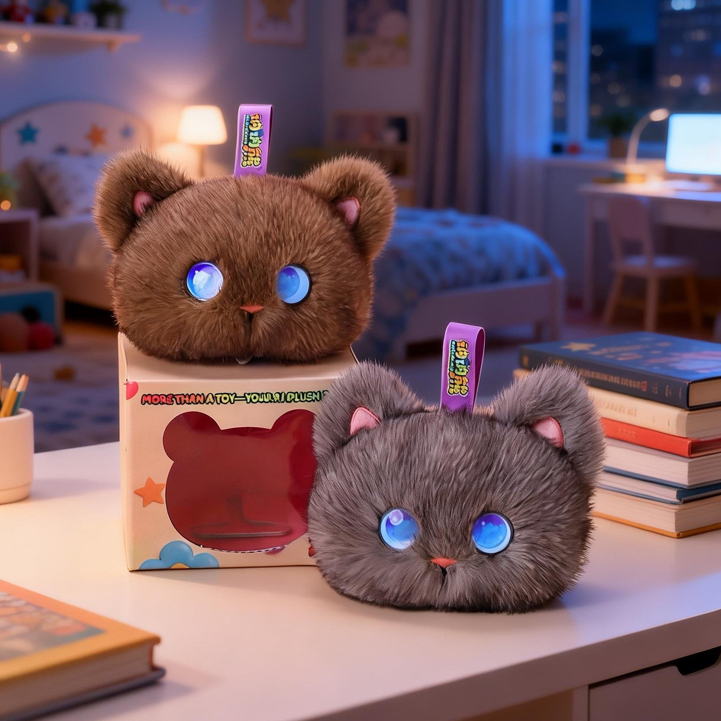 Kids Toys Animal - Интерактивная игрушка-робот Тобот AI: плюшевый кот,
