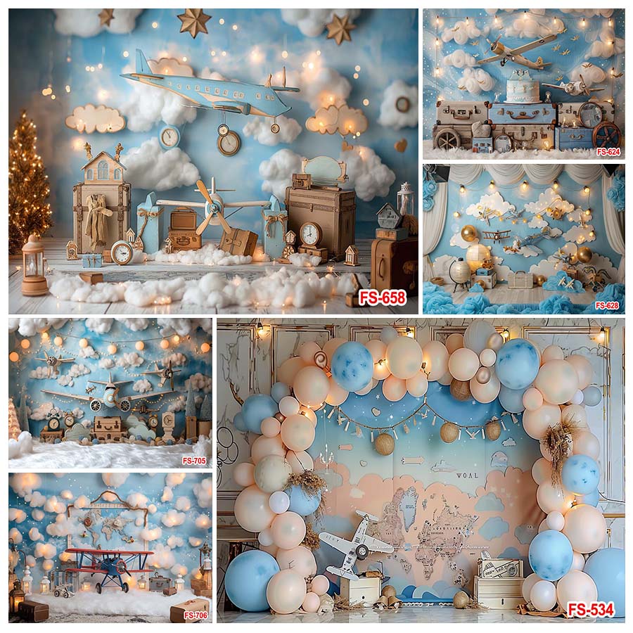 Banner Kids Toys - Фон для дня рождения, деревянная игрушка,
