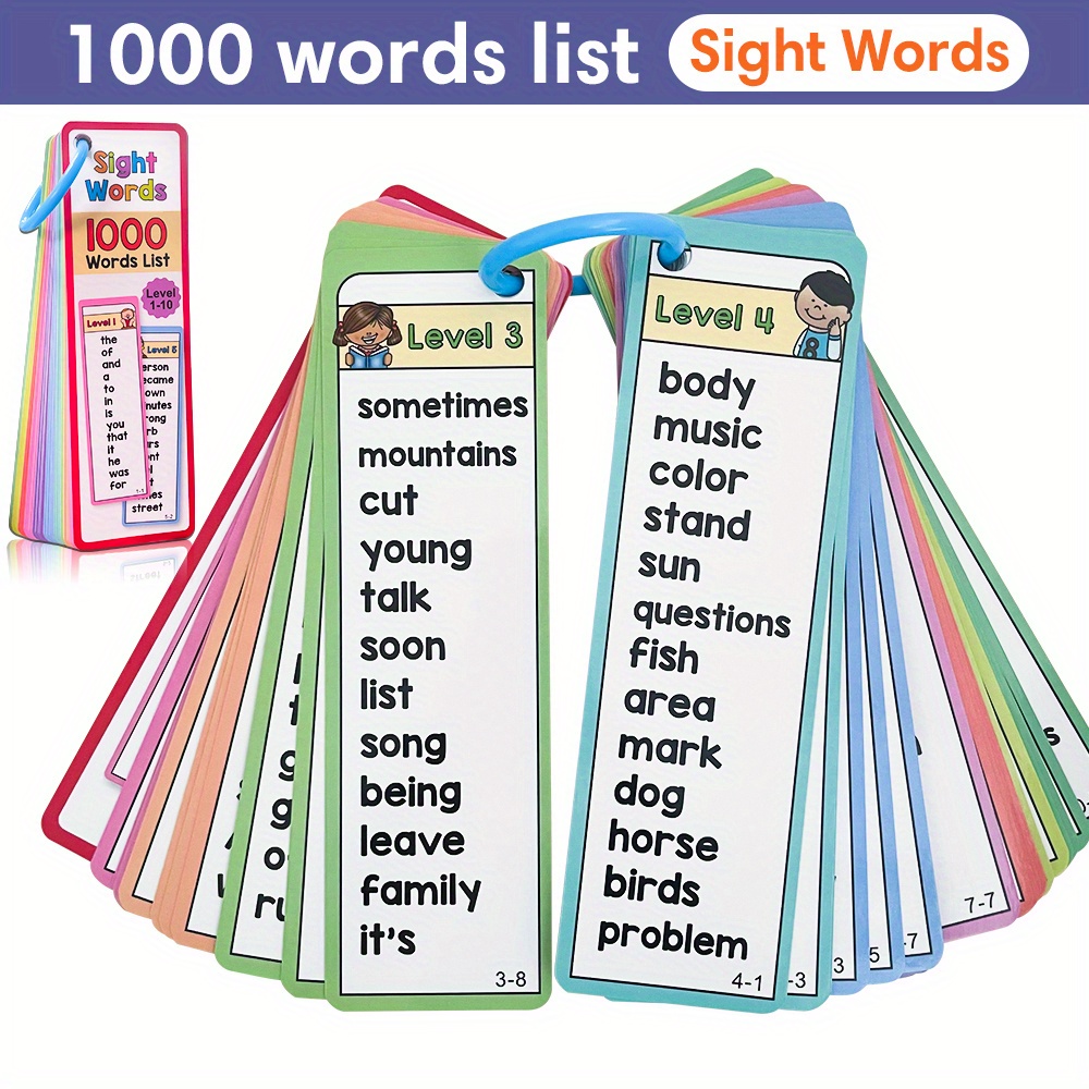 Educational Flash Card - Флэш-карты со словами 1000 для детей