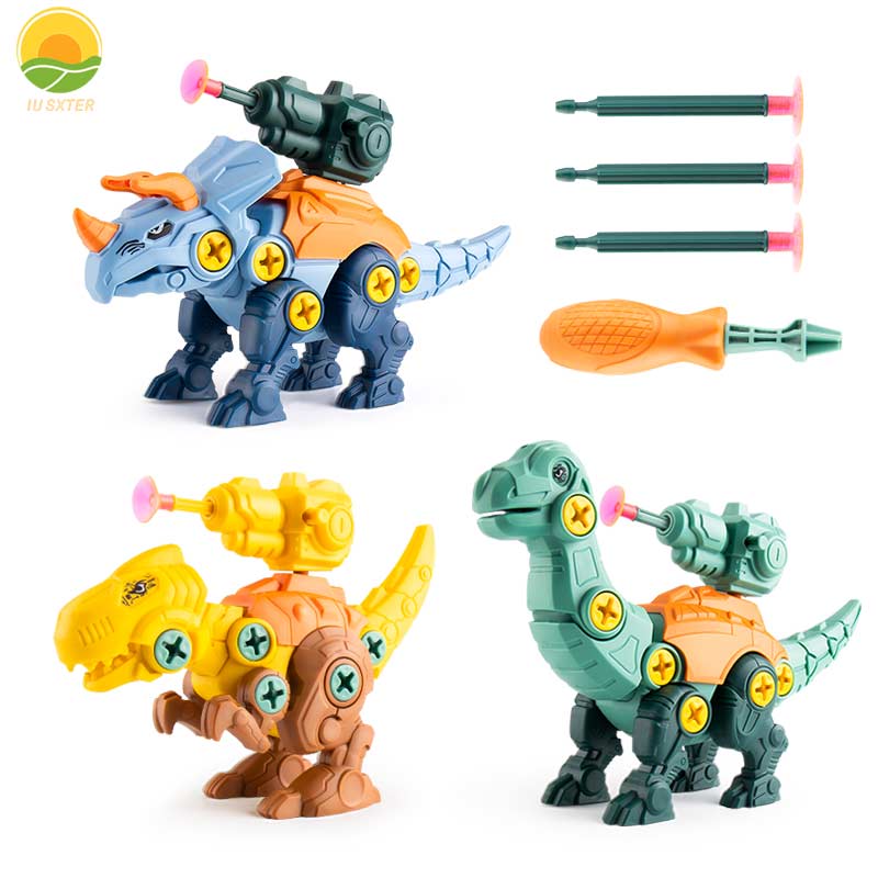 Dinosaur Figurine Set - Детский конструктор с креплением динозавров, набор