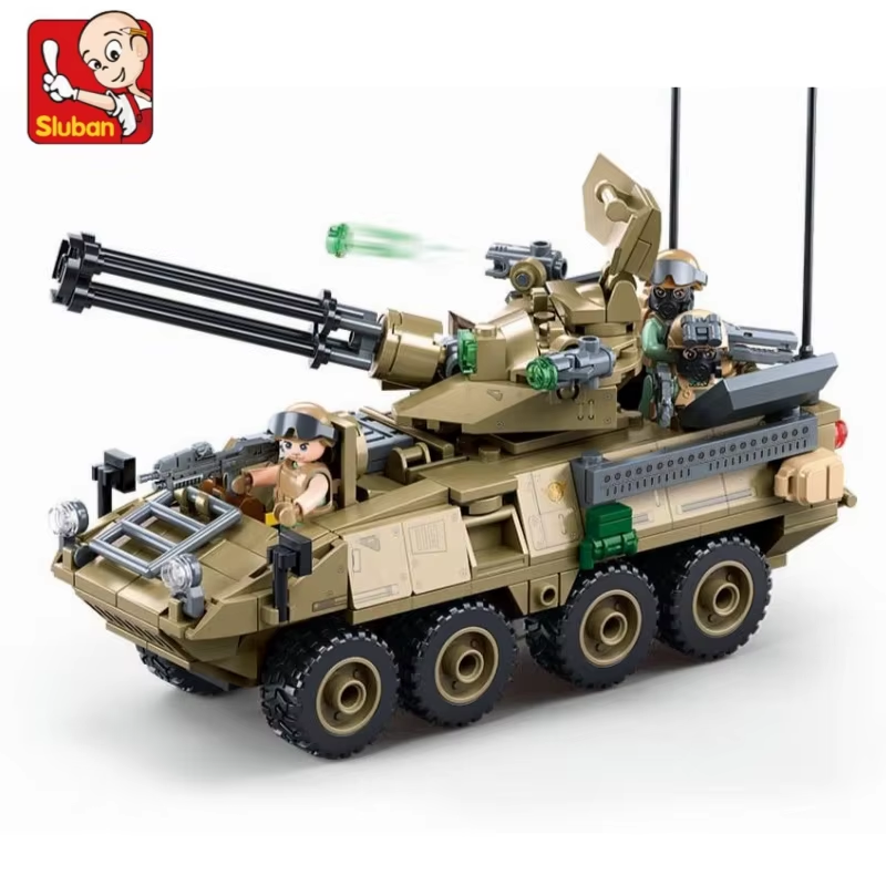 Kid Toys Ads - Конструктор Sluban 310 деталей OEF Stryker-ADS: