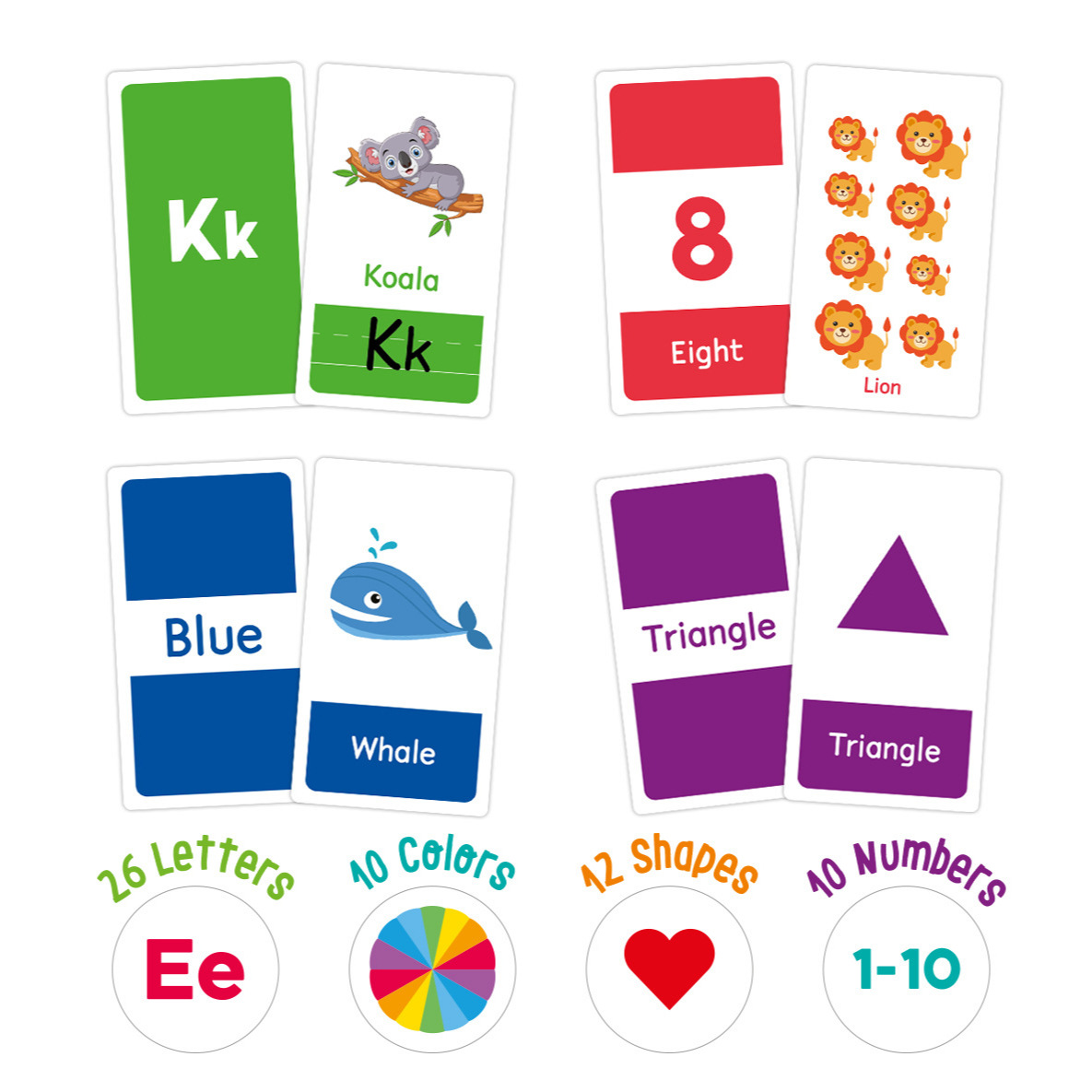 58 шт. карточки с алфавитом AB – обзор и цена Educational Flash Card