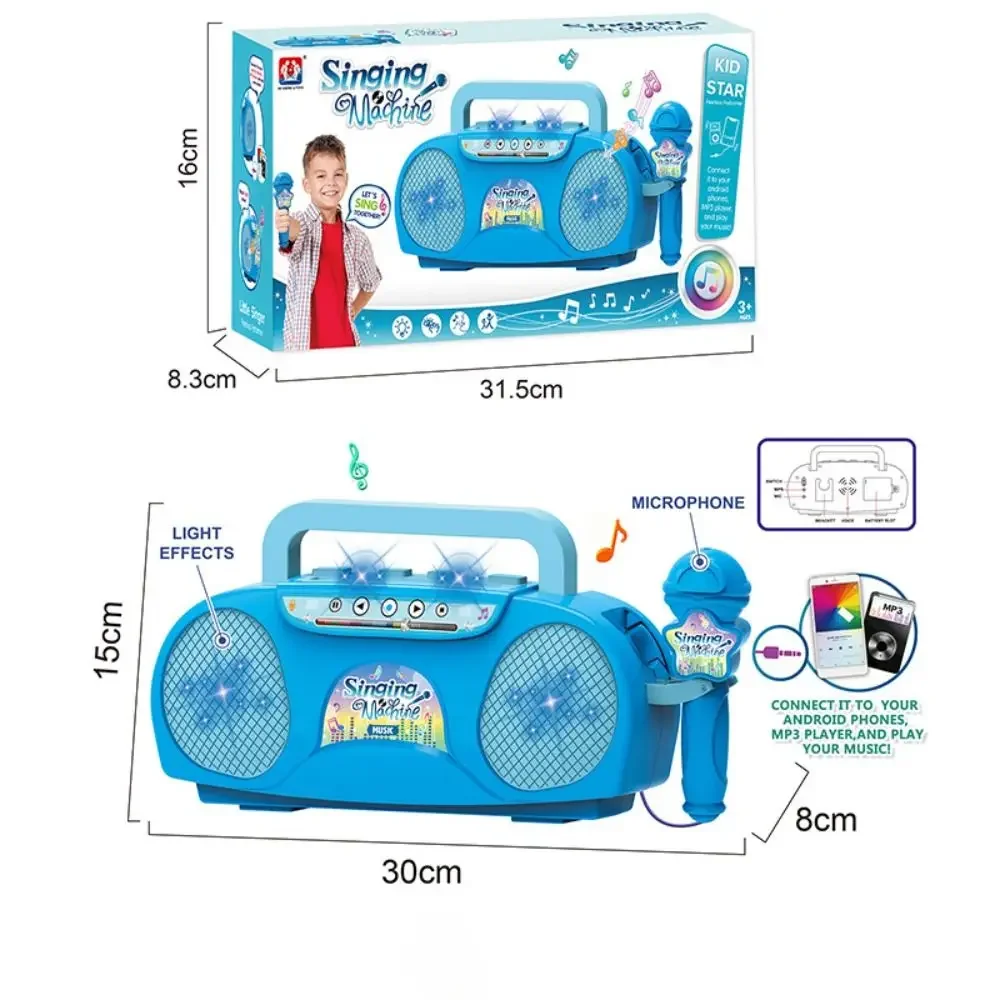 Пеющий микрофонный аппарат, де – обзор и цена Kids Microphone Karaoke