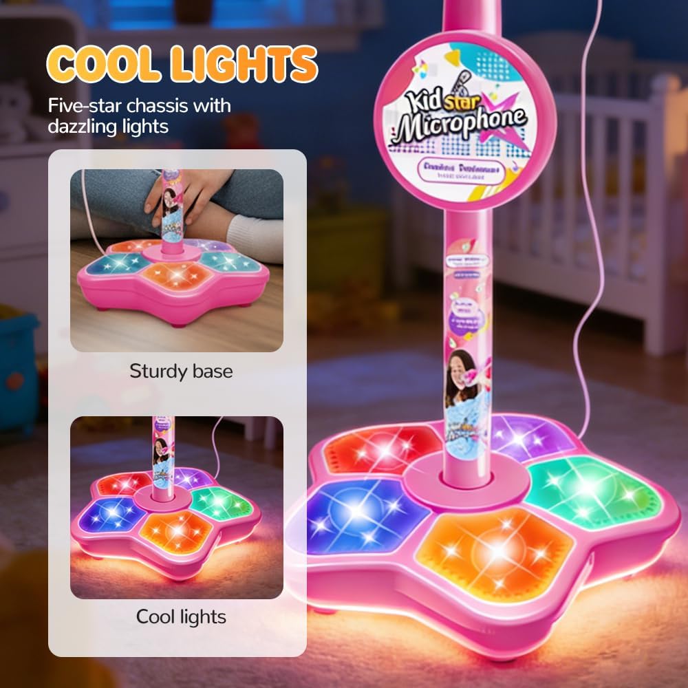 Детская портативная подставка  – обзор и цена Kids Microphone Karaoke