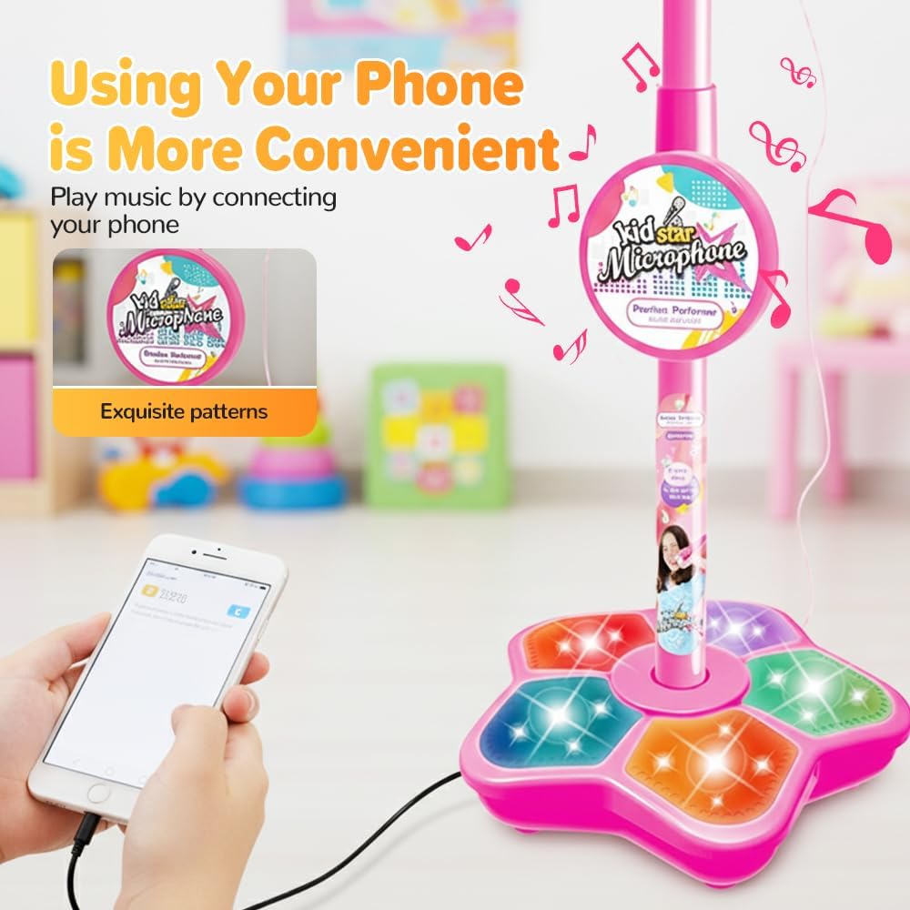 Детская портативная подставка  – обзор и цена Kids Microphone Karaoke