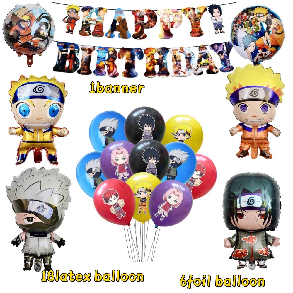 Фольгированные шары Наруто 12  – обзор и цена Banner Kids Toys