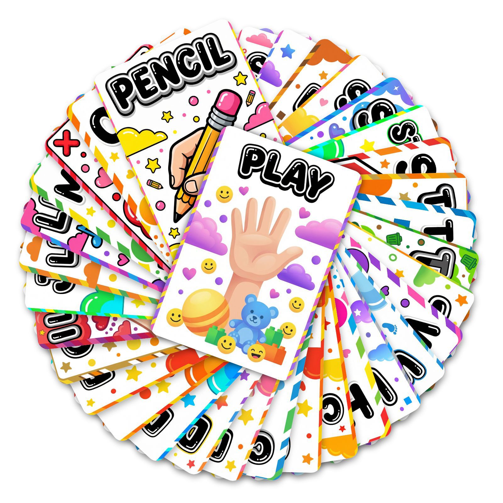 36 карточек с жестами для обуч – обзор и цена Educational Flash Card