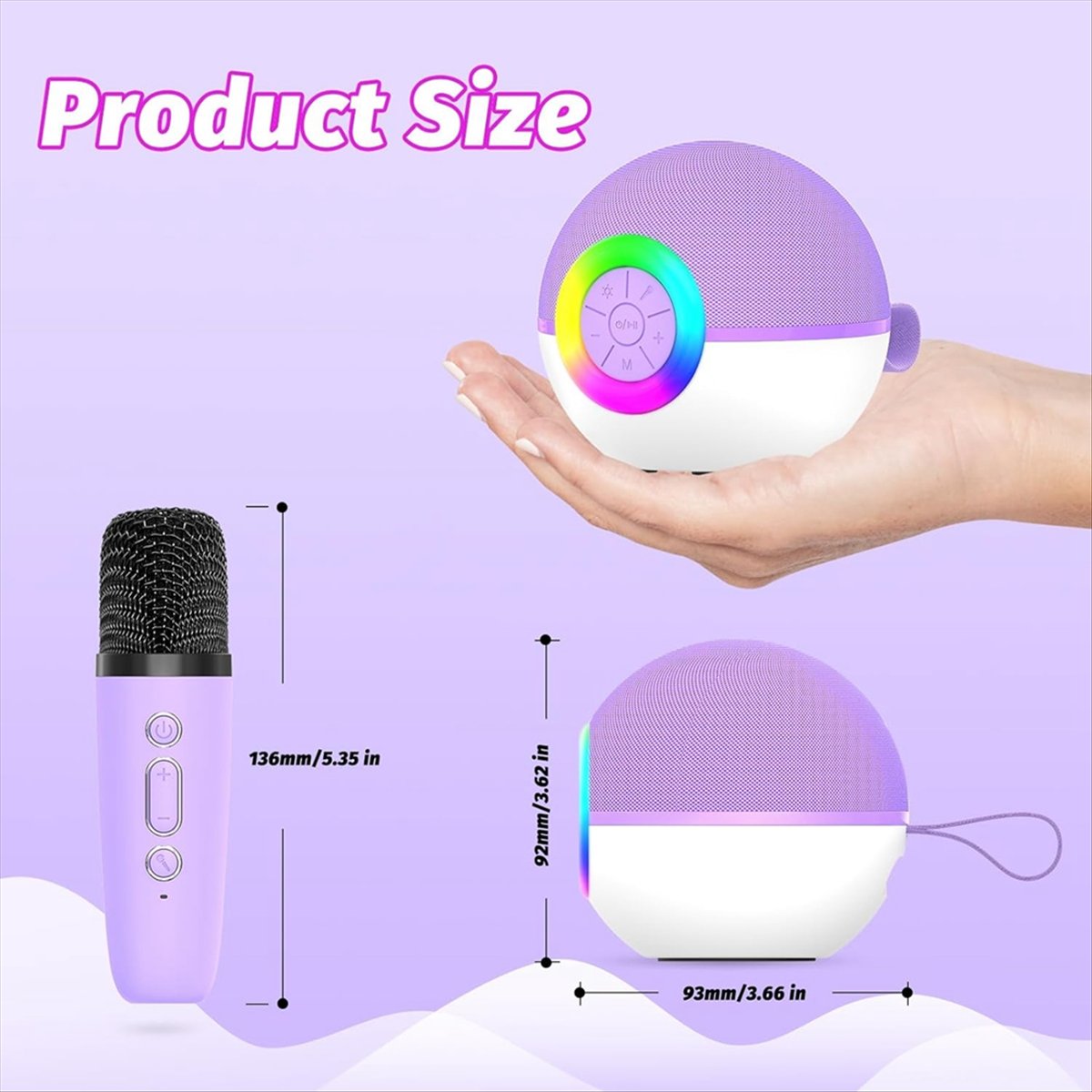 Мини-караоке-машина DTC5 с 2 м – обзор и цена Kids Microphone Karaoke