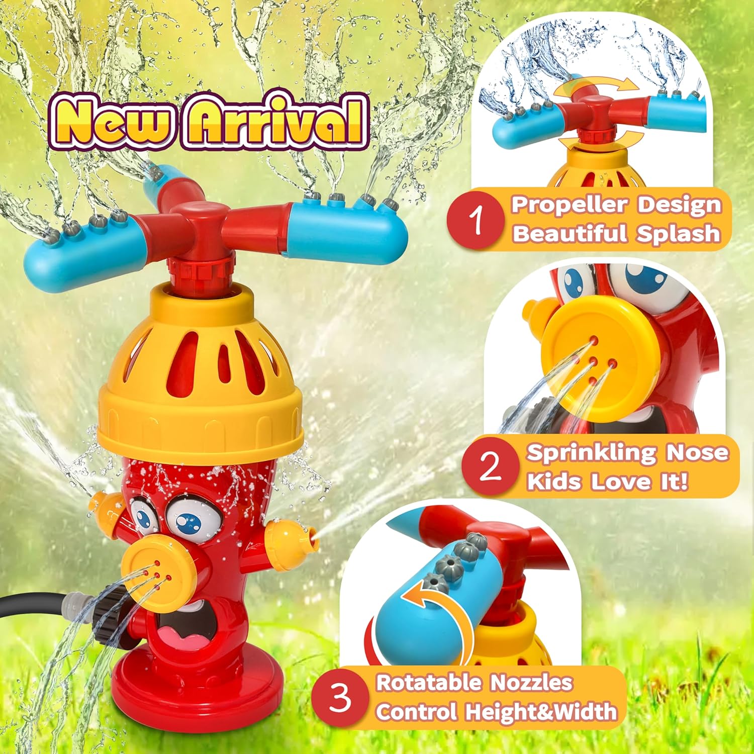 Игрушка-разбрызгиватель для во – обзор и цена Kids Yard Toys