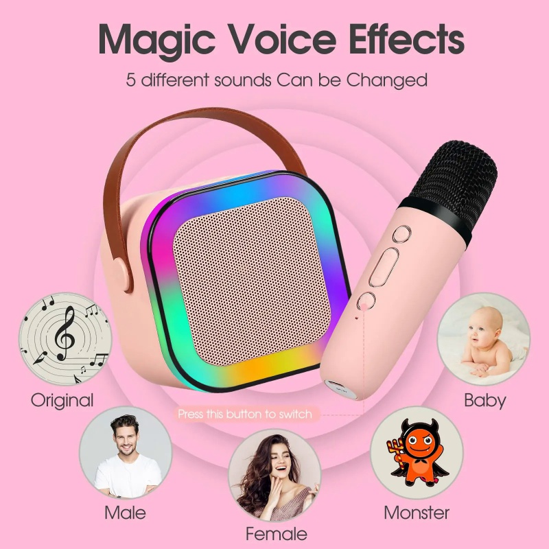K12 Беспроводная караоке-машин – обзор и цена Kids Microphone Karaoke