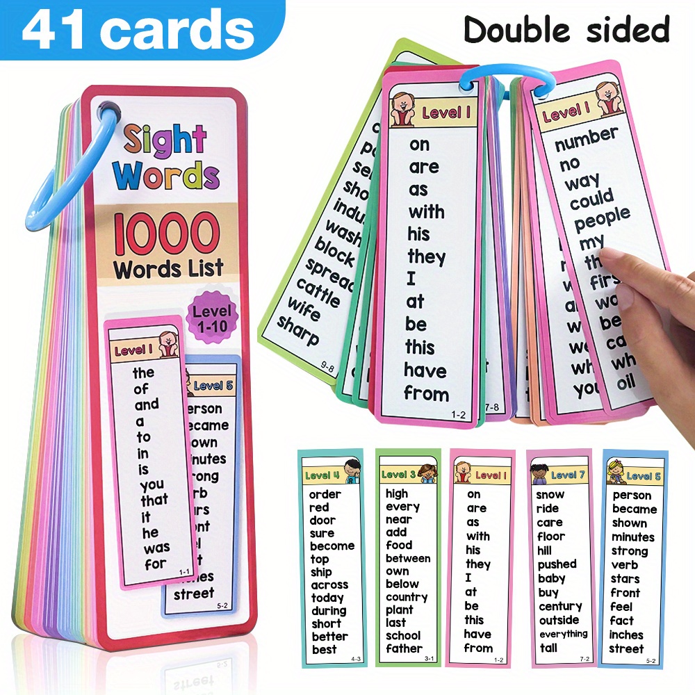 Флэш-карты со словами 1000 для – обзор и цена Educational Flash Card