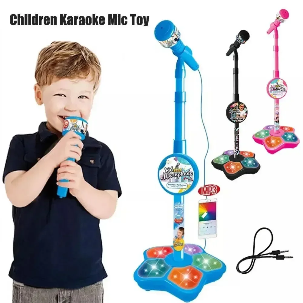 Детский микрофон с подставкой, – обзор и цена Kids Microphone Karaoke