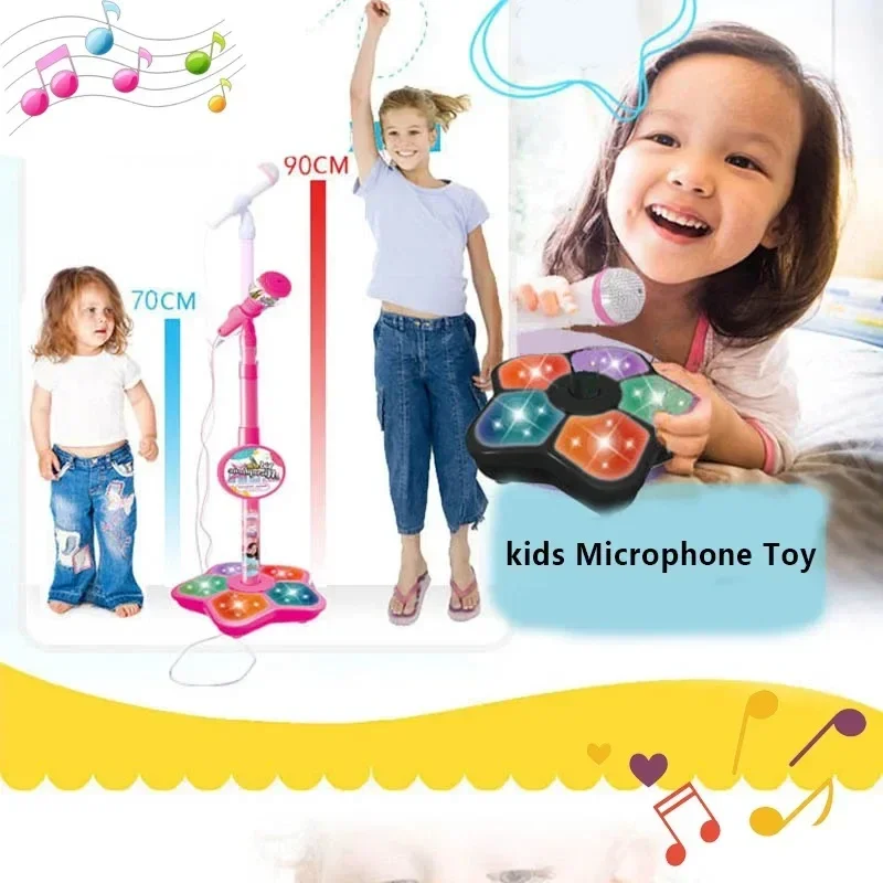 Детский микрофон с подставкой, – обзор и цена Kids Microphone Karaoke