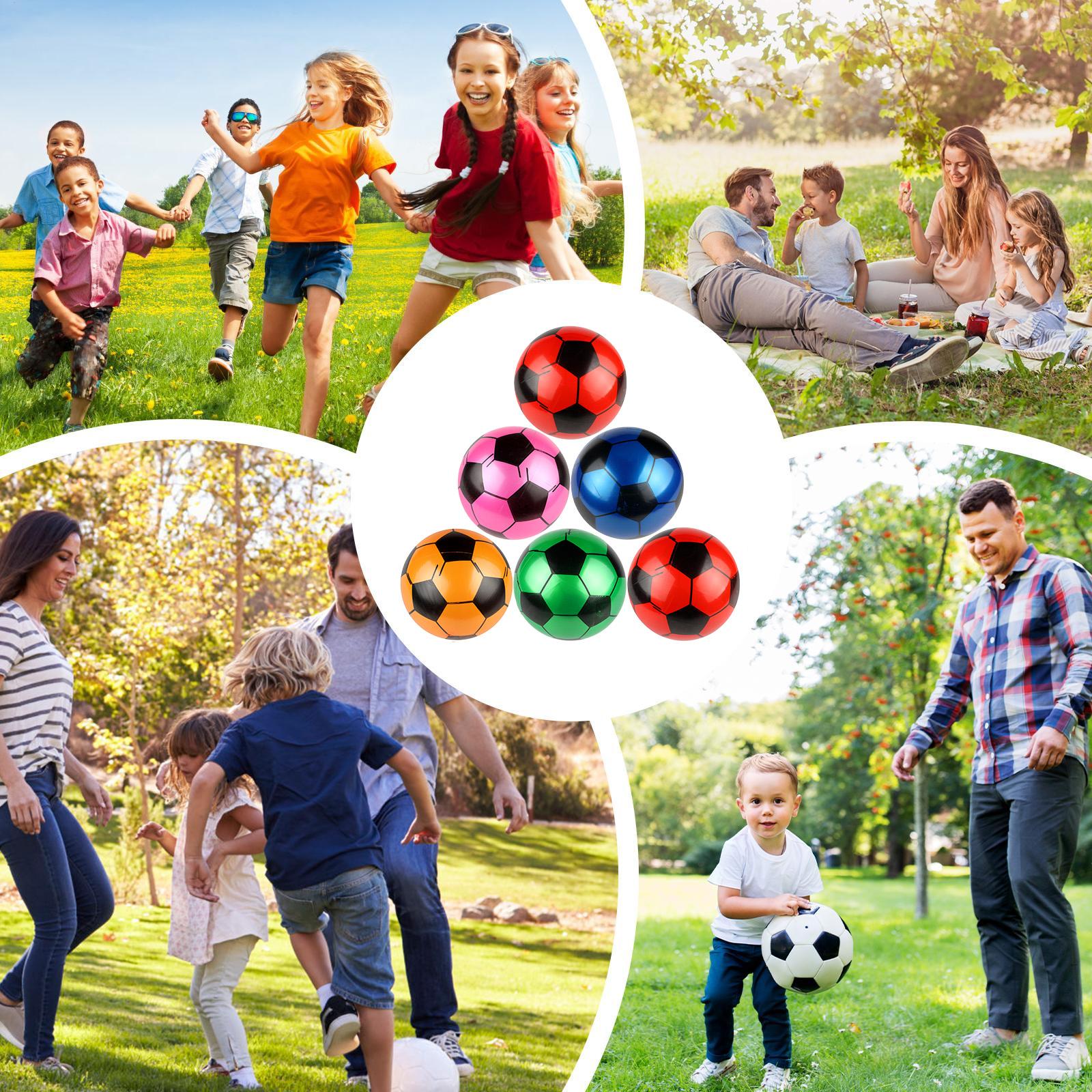 Надувной футбольный мяч, 6 шту – обзор и цена Kids Yard Toys