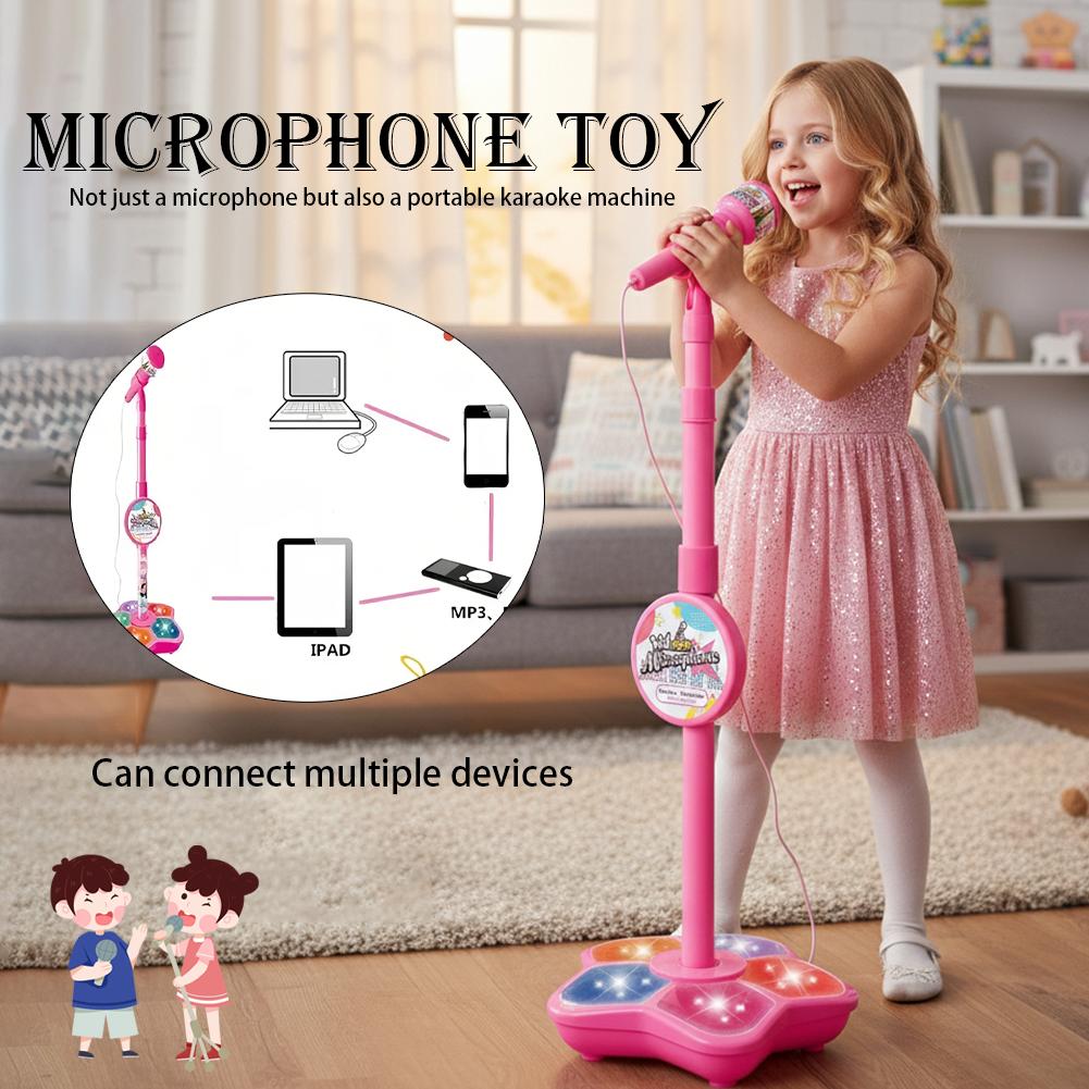 Детский микрофон с подставкой, – обзор и цена Kids Microphone Karaoke