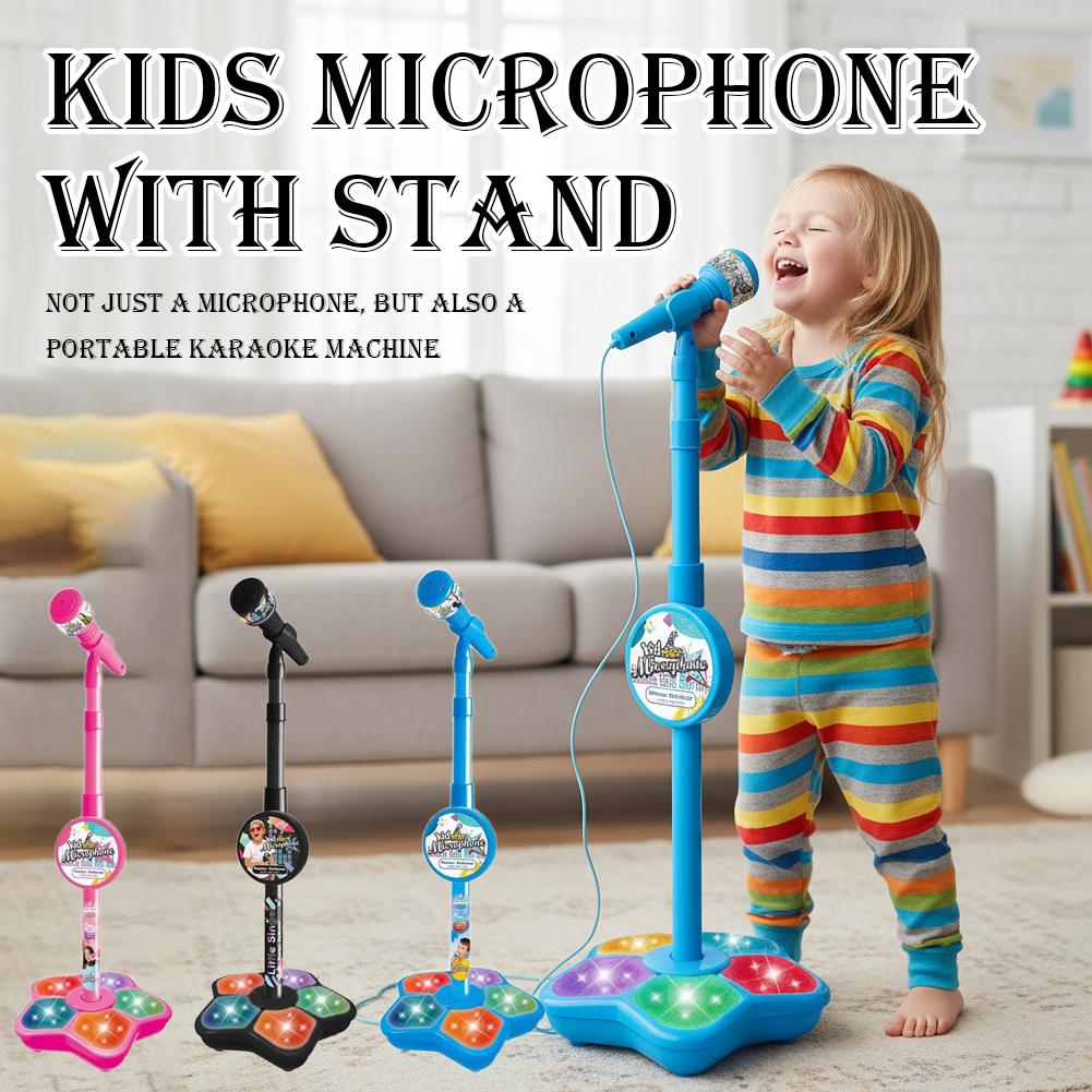 Детский микрофон с подставкой, – обзор и цена Kids Microphone Karaoke